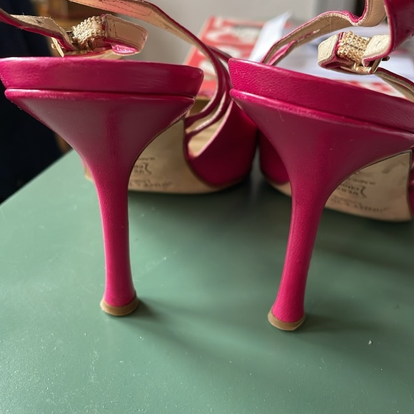 Jimmy Choo slingback pointed pumps magenta pink - Picture 10 of 10